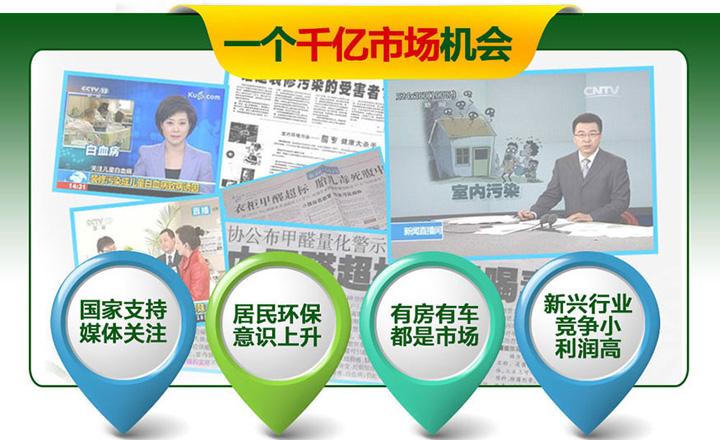 加盟室內(nèi)除甲醛公司要多少錢？