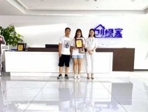 熱烈祝賀高總夫婦簽約創(chuàng)綠家河北省張家口市區(qū)級(jí)代理！