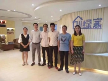 熱烈祝賀無錫曾總、陳總團隊成功加入創(chuàng)綠家！