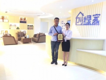 熱烈祝賀趙總簽約創(chuàng)綠家成都市區(qū)級代理！